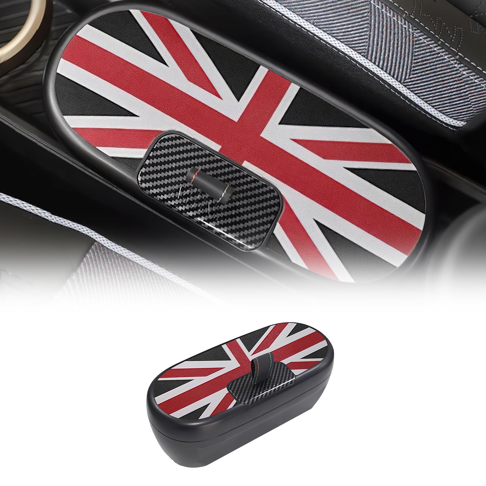 Caja de almacenamiento para consola central, organizador de reposabrazos, bandeja para Mini Cooper Aceman J01 J05 2024 2025, transmisión automática, accesorios, compartimento en la consola
