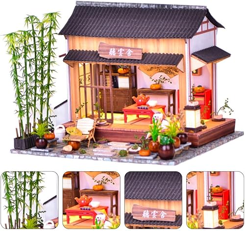 Miniatura 8 de ibasenice Miniatures 1 Unidades Nuevo Artesanía Niños Cumpleaños Estilo Miniatura con Muebles Decoración Jardín DIY Juguete Año Año Chino Modelo Kit