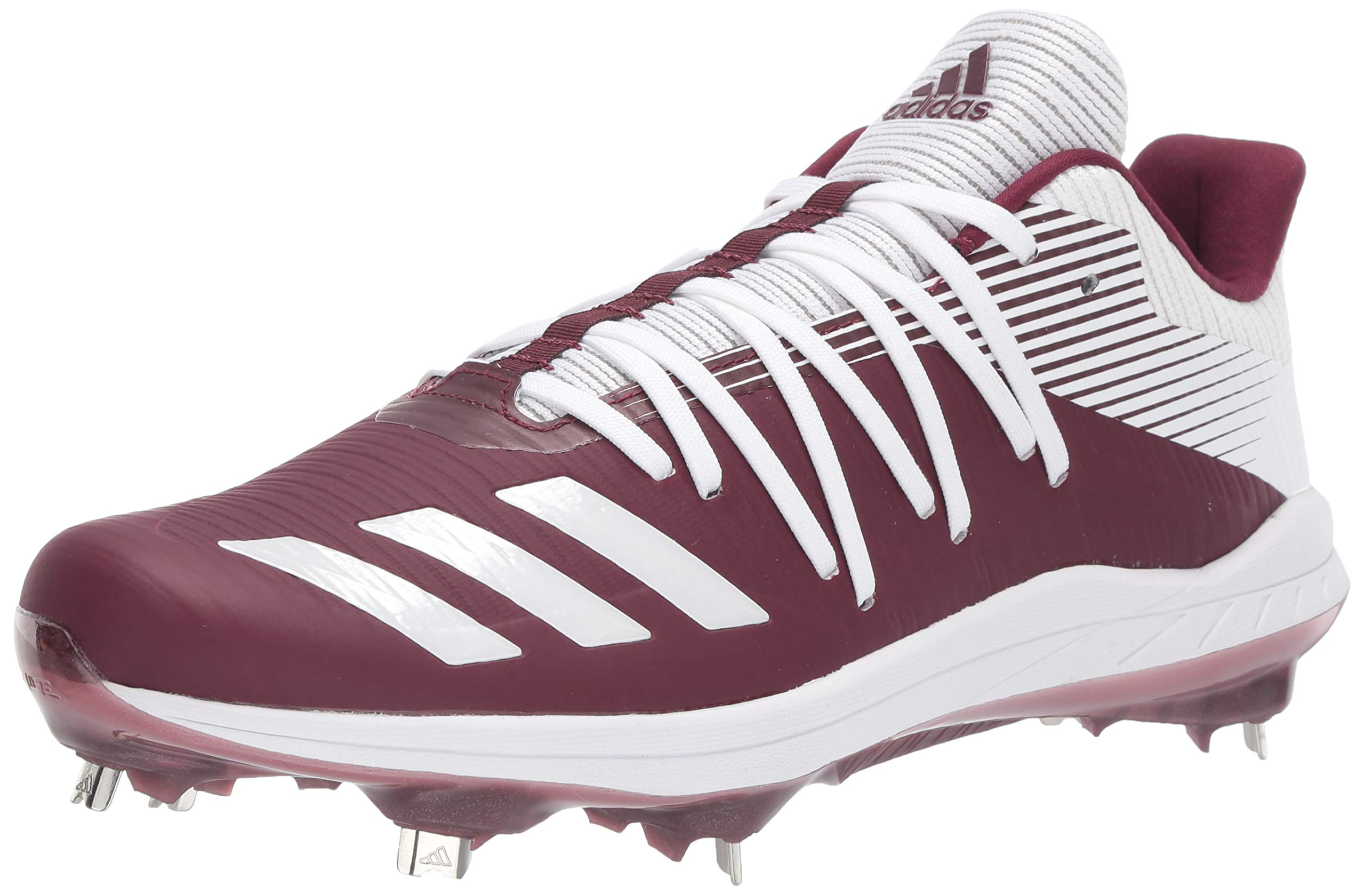 adidas Men's Afterburner 6 Sneaker, Maroon/FTWR White/Silver Met, 6.5 M US