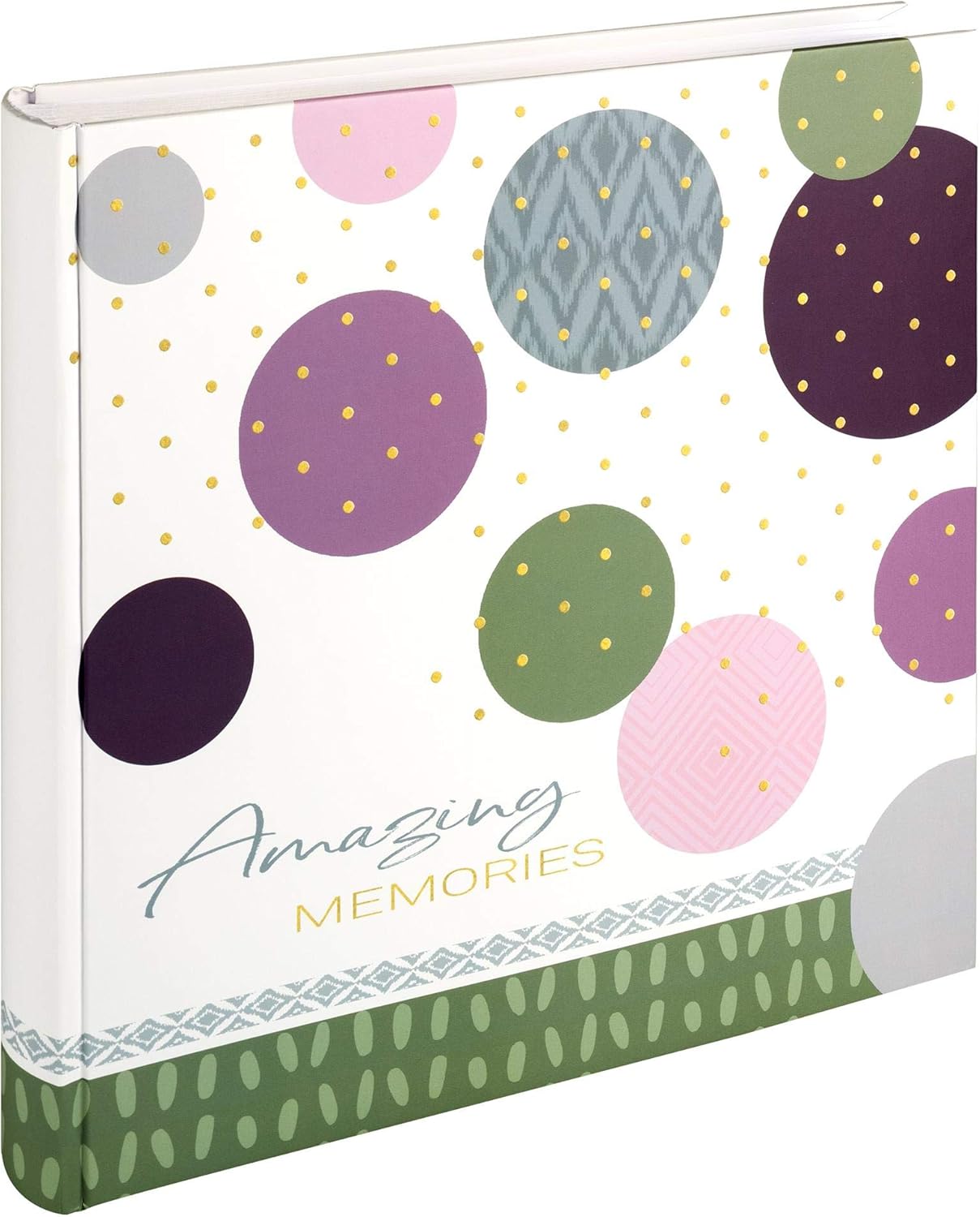 walther design Photo Album, Green, 11.75x11.75 inch (30x30 cm)