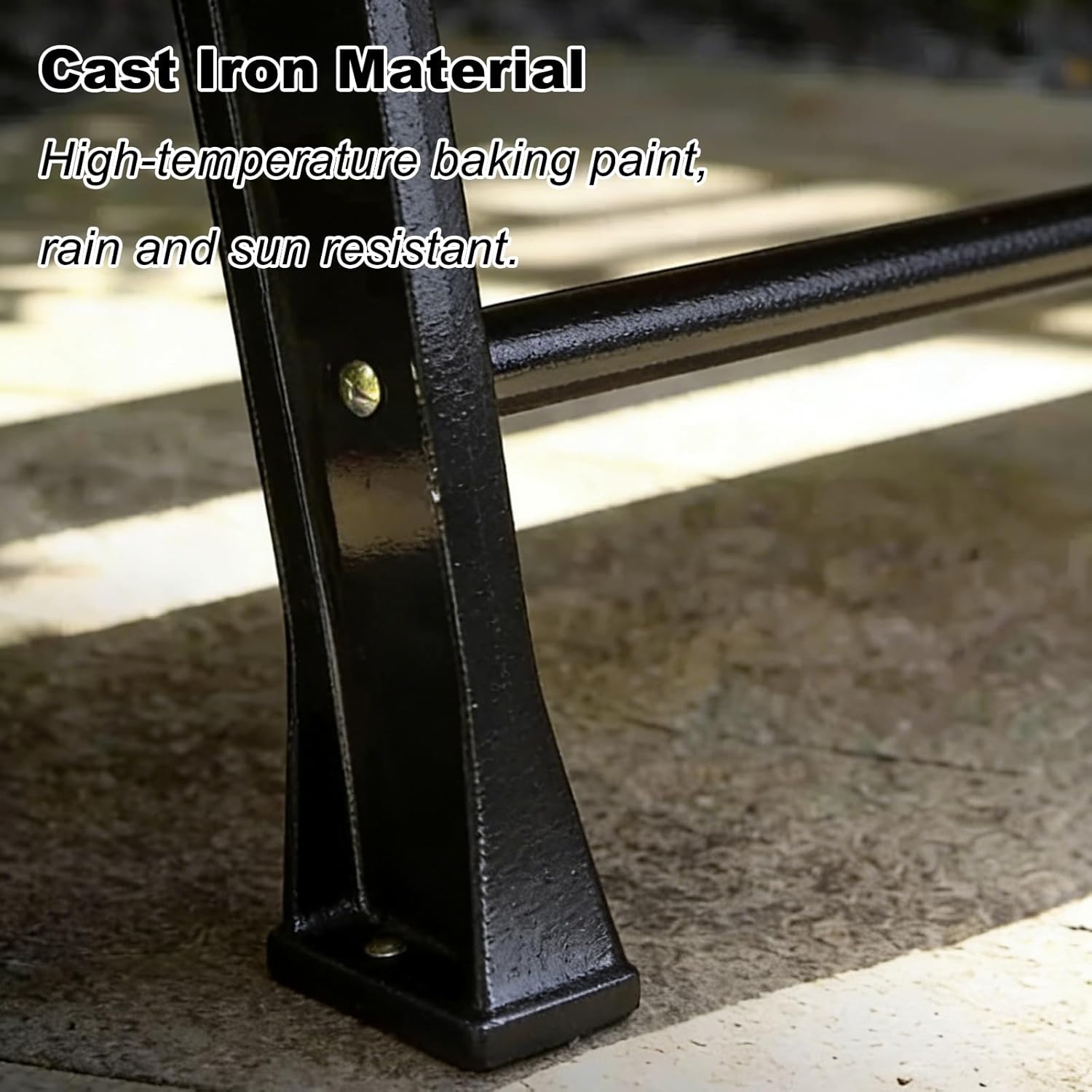 Park Outdoor Bench, Outdoor Benches Weatherproof, Solid Wood Chair Seat, Suitable for Courtyards, Lawns, Streets, and Residential Areas(180x39x43cm/71x15x17in)