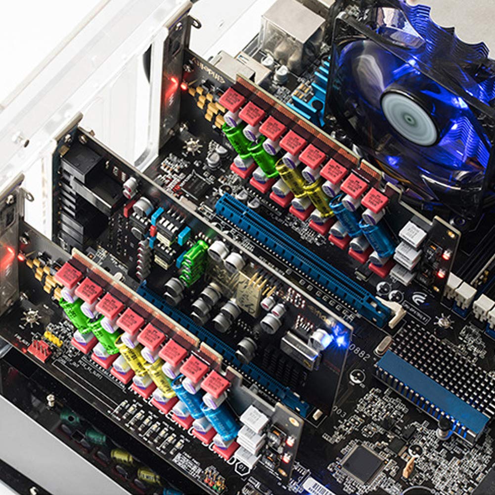 Scheda Filtro di Alimentazione per Purificazione Audio HI-FI del PC con LED Colorati e Prestazioni Stabili per gli Appassionati di PC
