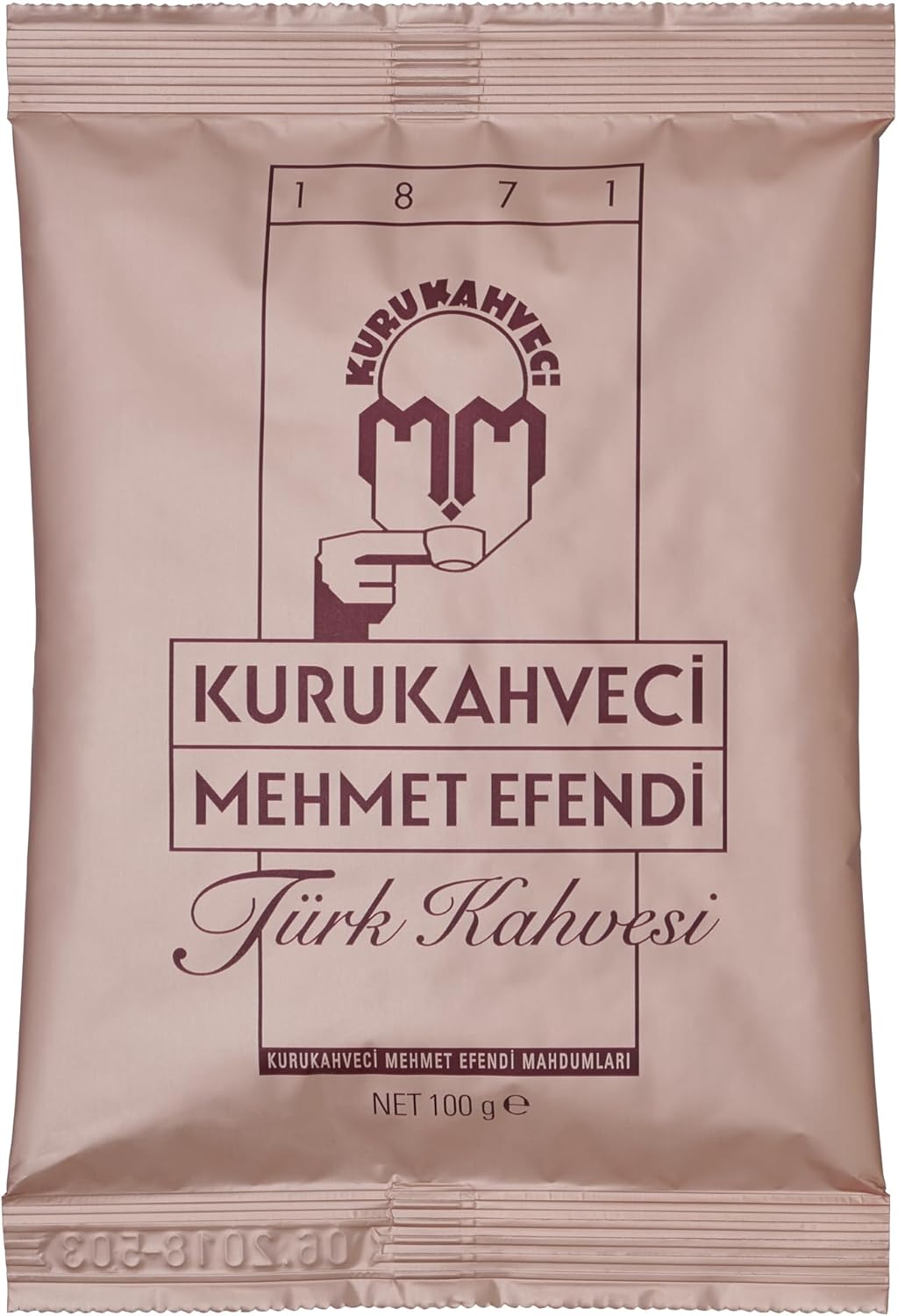 Kurukahveci Mehmet Efendi Turkish Coffee 100gr Foil Packaging