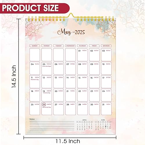 Miniatura 2 de Calendario de pared 2024  enero 2024  diciembre 2024, calendario mensual colgante 2024, 11.5 x 14.8 pulgadas, encuadernación en espiral, vacaciones,