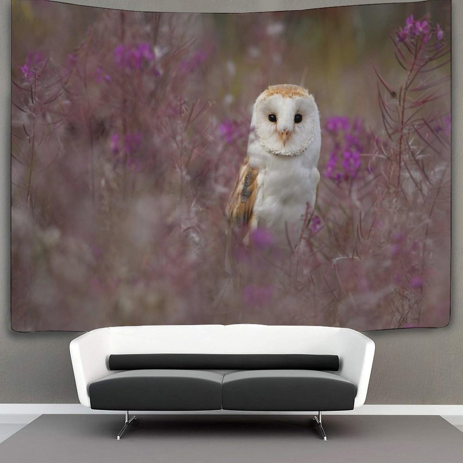 kaiyun Barn Owl Decorations Tapestry Animal 3D Printing Wall Blanket Wall Hanging for Living Room Bedroom Dorm Decor 180cmx230cm