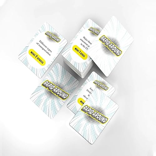 Miniatura 8 de Rapid Around Family Edition - Juegos de mesa para mayores de 14 años, juegos de fiesta para adultos y adolescentes, divertido juego familiar