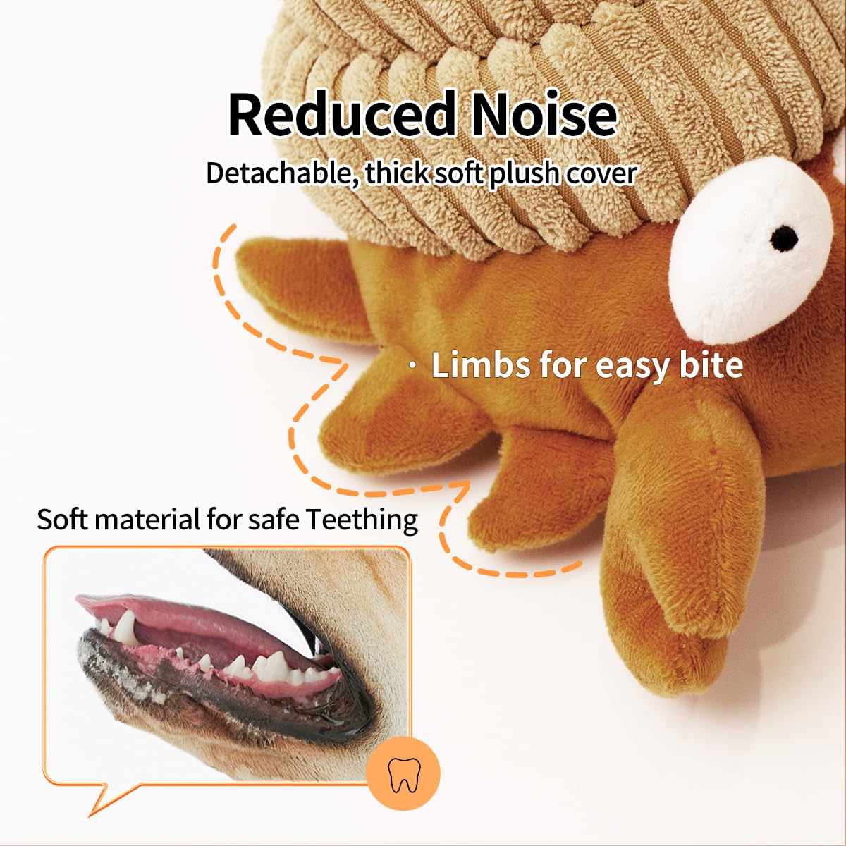 Jouet interactif pour chien, jouet couineur automatique en peluche pour les garder occupés, balle vibrante et rebondissante rechargeable pour chiens de petite, moyenne et grande taille