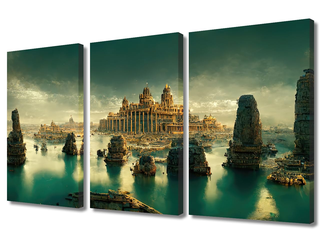 Amazon.com: Atlantis Underwater City Wall Paintings the Lost City