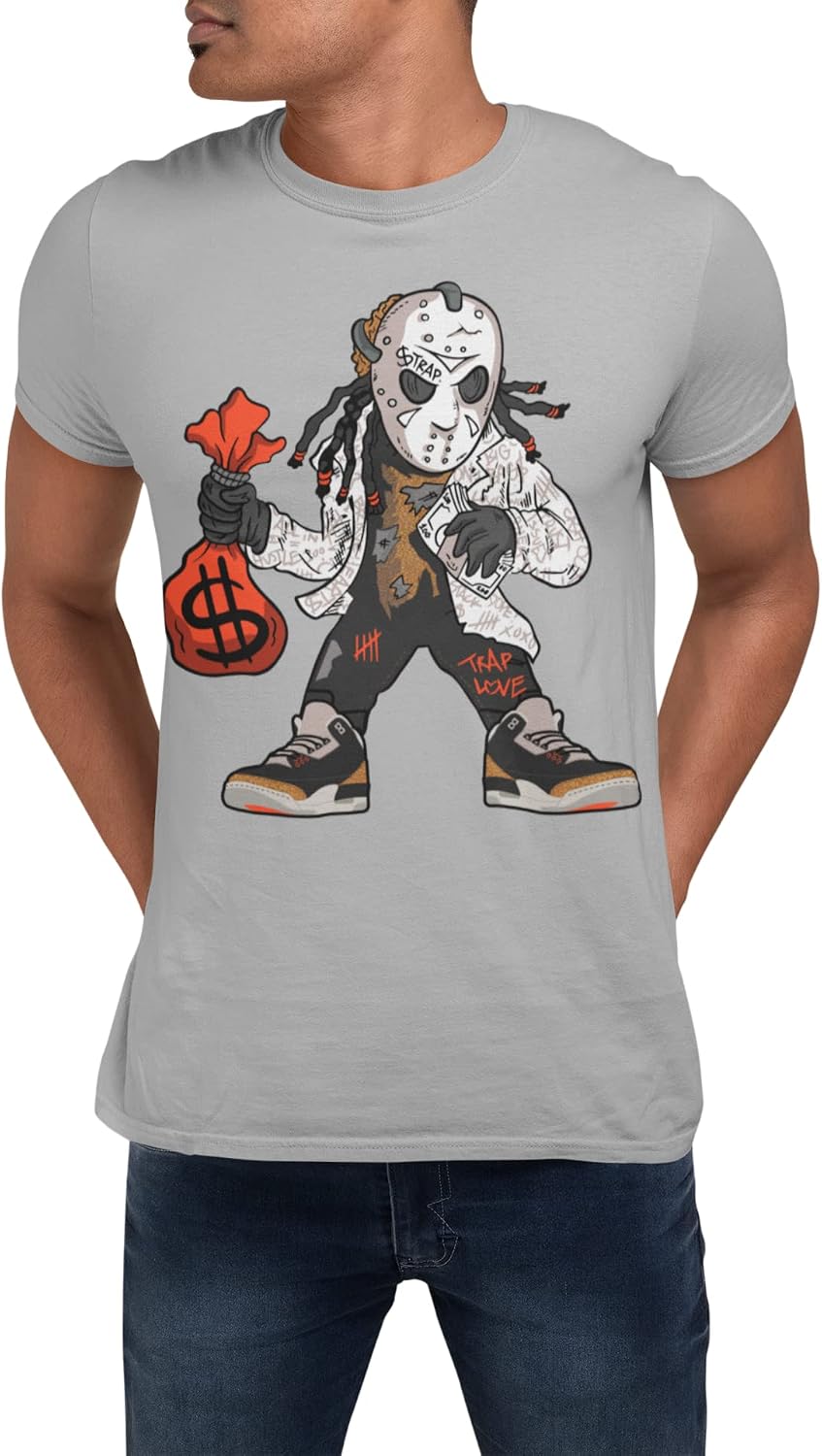 Jordan 3 Desert Elephant Shirt to Match Men's Hockey Mask Dreads, T Shirt Matching Jordan 3 Desert Elephant Gift