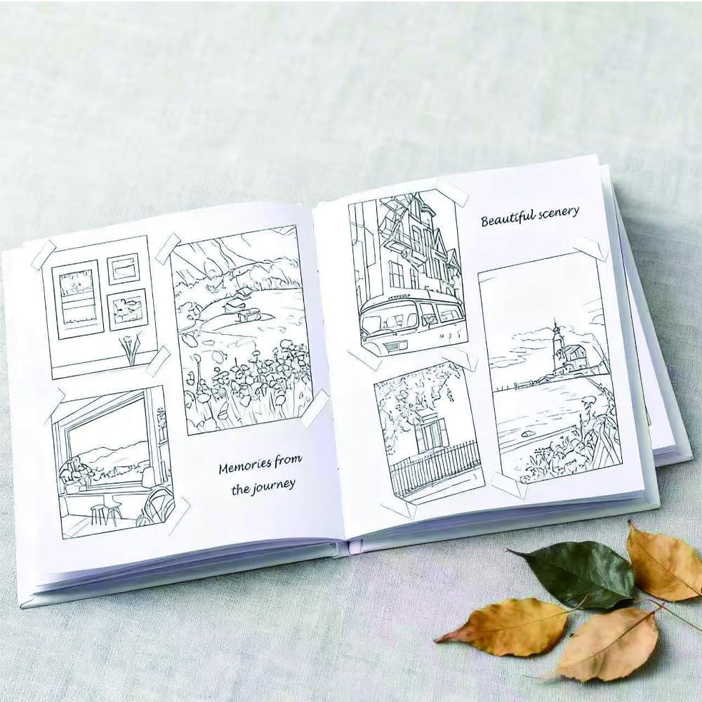 Lot de 12 livres vierges blancs de 15,2 x 20,3 cm pour enfants pour écrire des histoires, carnets de croquis à couverture rigide pour étudiants, bande dessinée vierge, bricolage pour faire