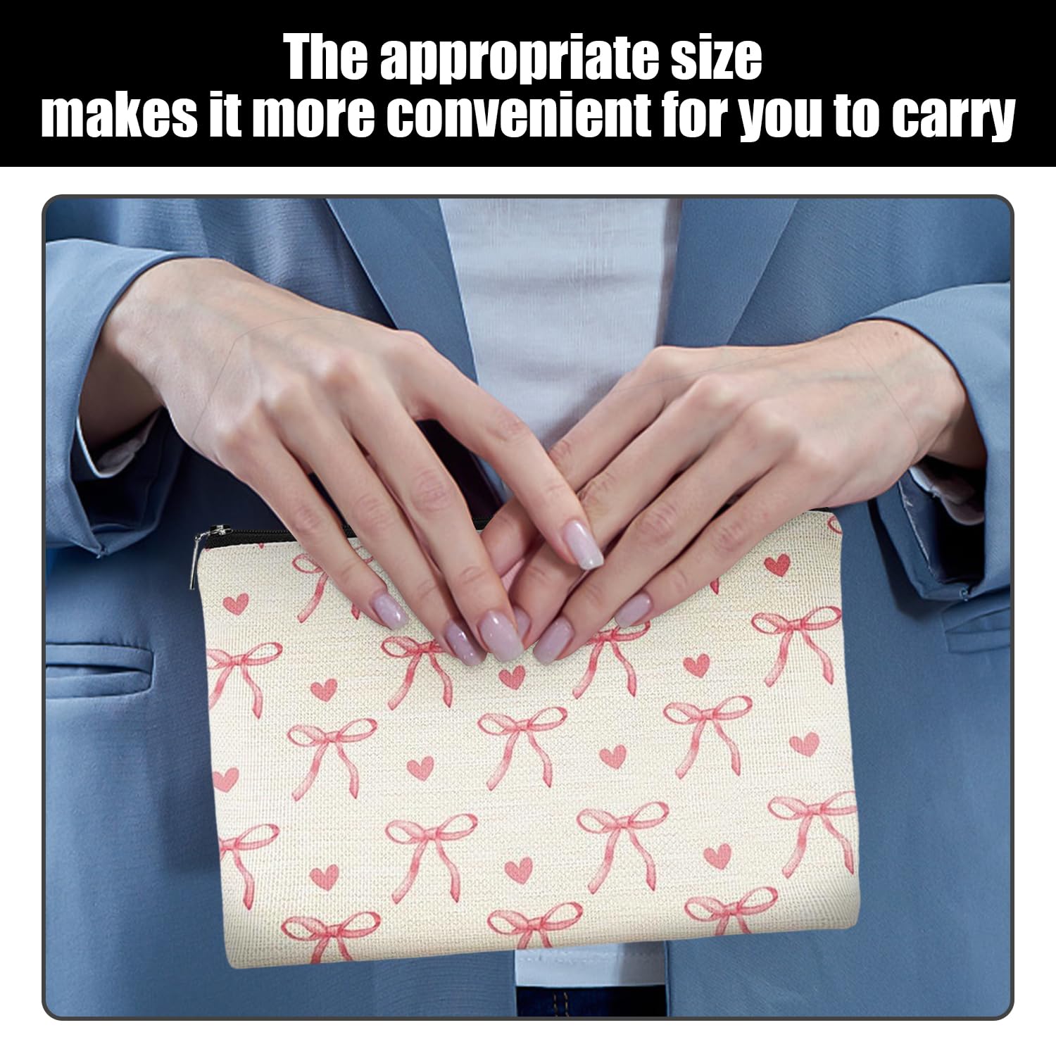 Sacchetto Cosmetico 2 Pezzi, Sacchetto Di Immagazzinaggio Di Stile Del College Di Modo, Astuccio Per Studenti Di Grande Capacità, Borsa Da Toilette Portatile Da Viaggio.