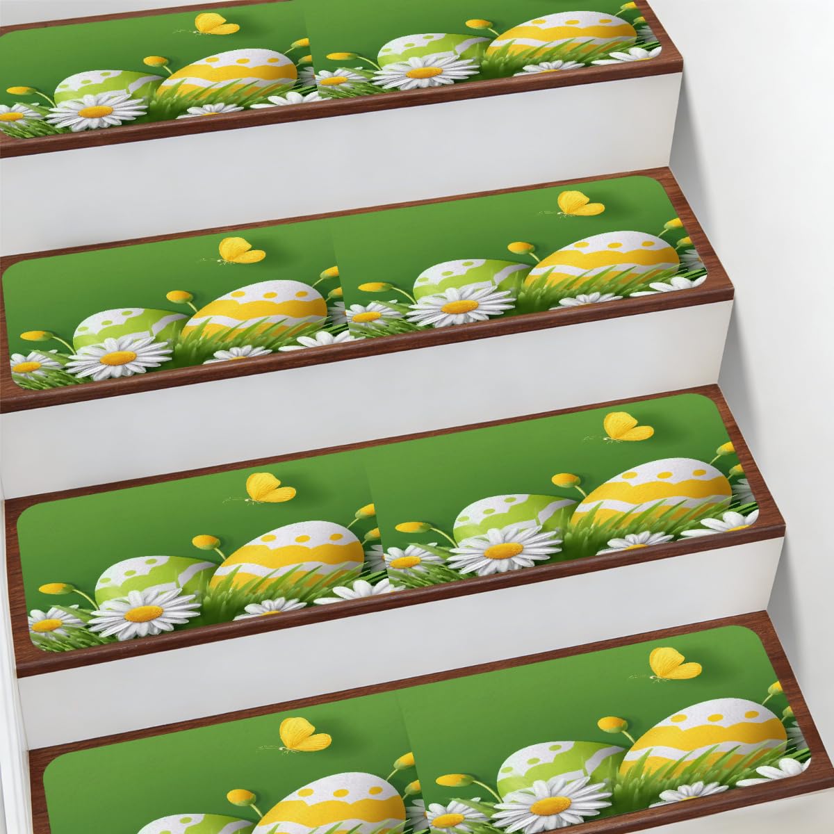 Alfombra para escaleras interiores ideal para proteger a mascotas y niños en primavera