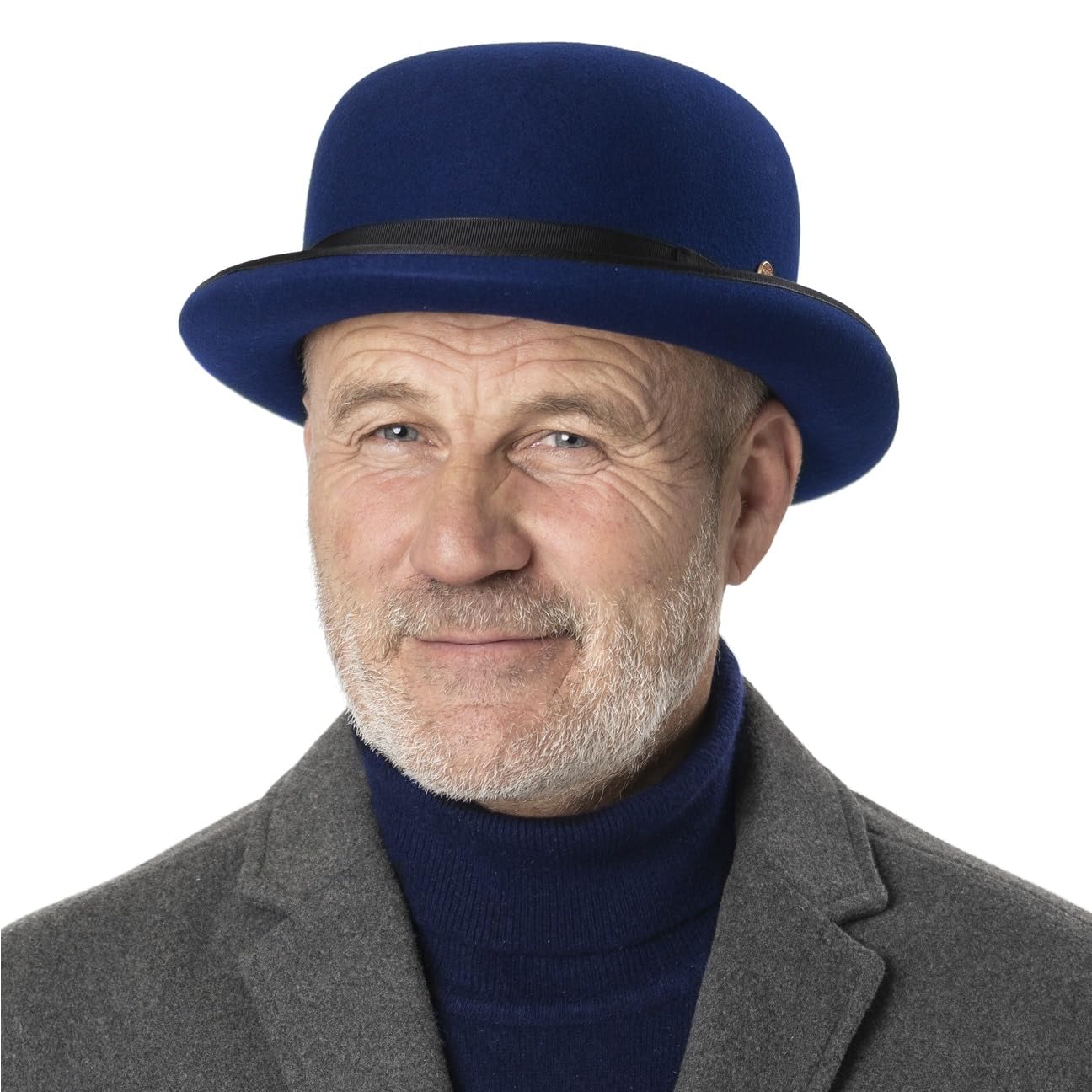 Mayser Viril Melone Hut Herrenhut Bowler Wollfilzhut Mit Ripsband