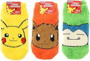 Amazon Co Jp ポケットモンスター キッズ もこもこソックス 3柄セット フェイス ピカチュウ イエロー イーブイ オレンジ カビゴン グリーン スモール プラネット 服 ファッション小物 Amazon Co Jp ポケットモンスター キッズ もこもこソックス 3柄セット フェイス ピカチュウ イエロー イーブイ オレンジ カビゴン グリーン スモール プラネット 服 ファッション小物