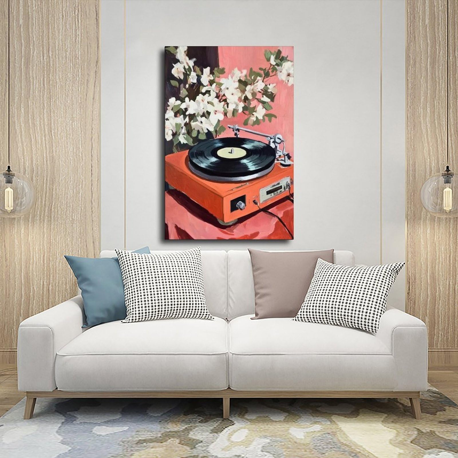 NFFBGFD Poster musicale su tela, decorazione per camera da letto, paesaggio decorativo, idea regalo, 40 x 60 cm