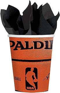 Spalding Basketball Party Cups - 9 Oz. Pack of 18