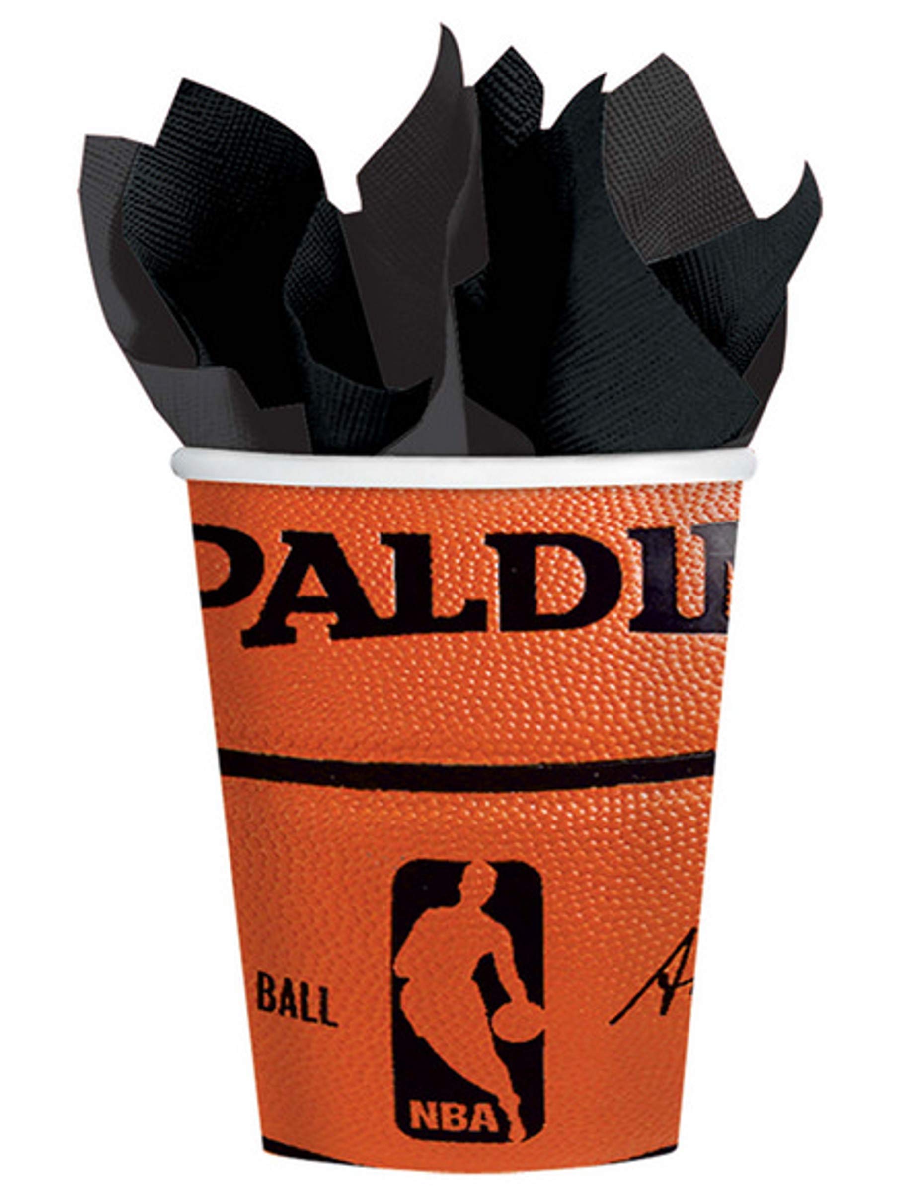 Spalding Basketball Party Cups - 9 Oz. Pack of 18