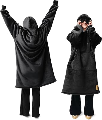 Big Blanket Co Hideout Hoodie With Built-In Eye Mask