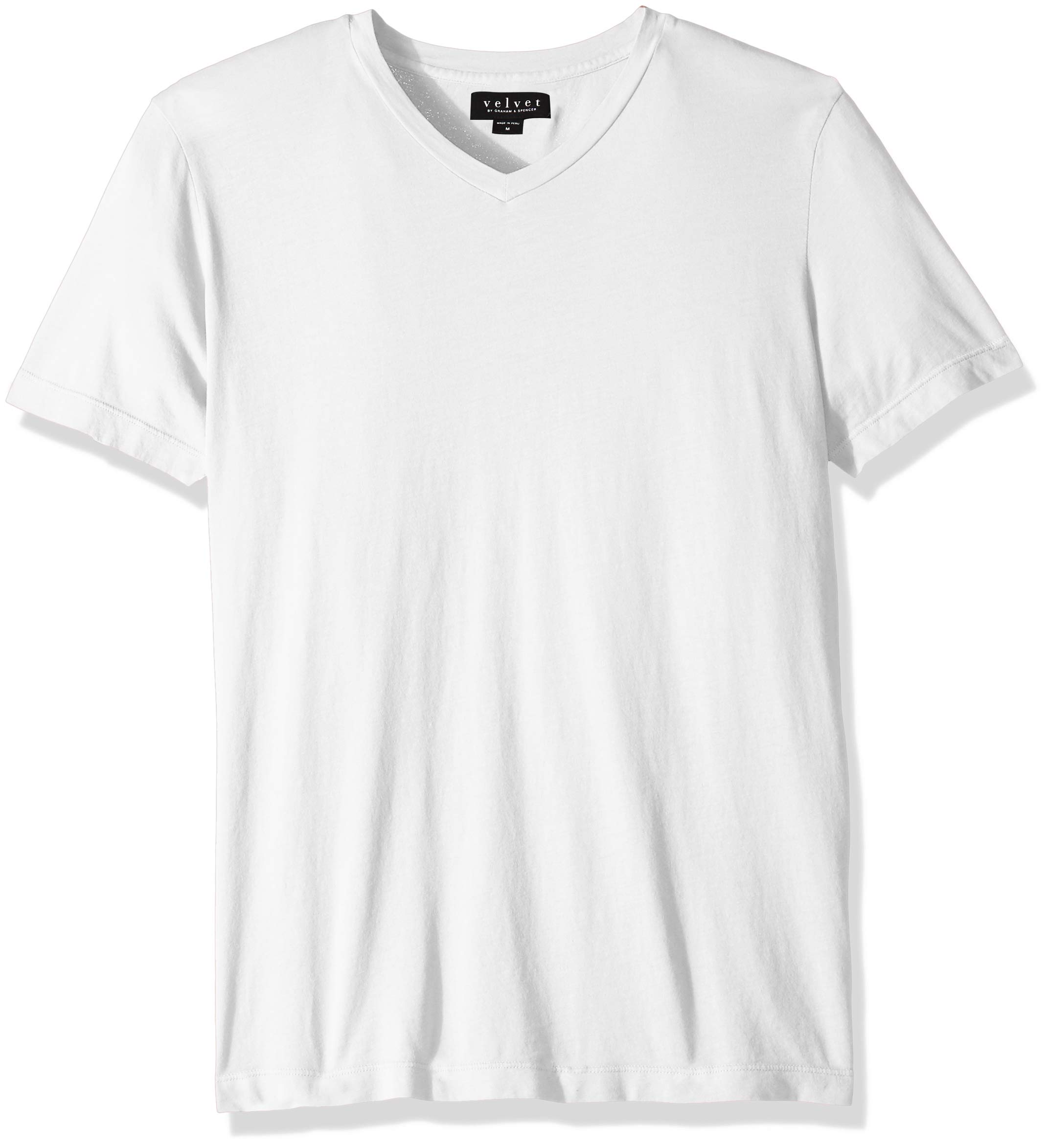 Velvet by Graham & Spencermens Velvet By Graham & Spencer Men’s Samsen Ss V Neck Cotton Tee T-Shirt