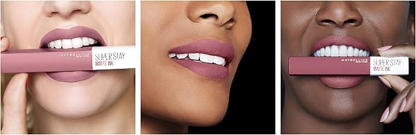 Maybelline New York Rossetto Matte SuperStay Matte Ink, Tinta Labbra a Lunga Tenuta, No Transfer, Lover (15), 5 ml - 5