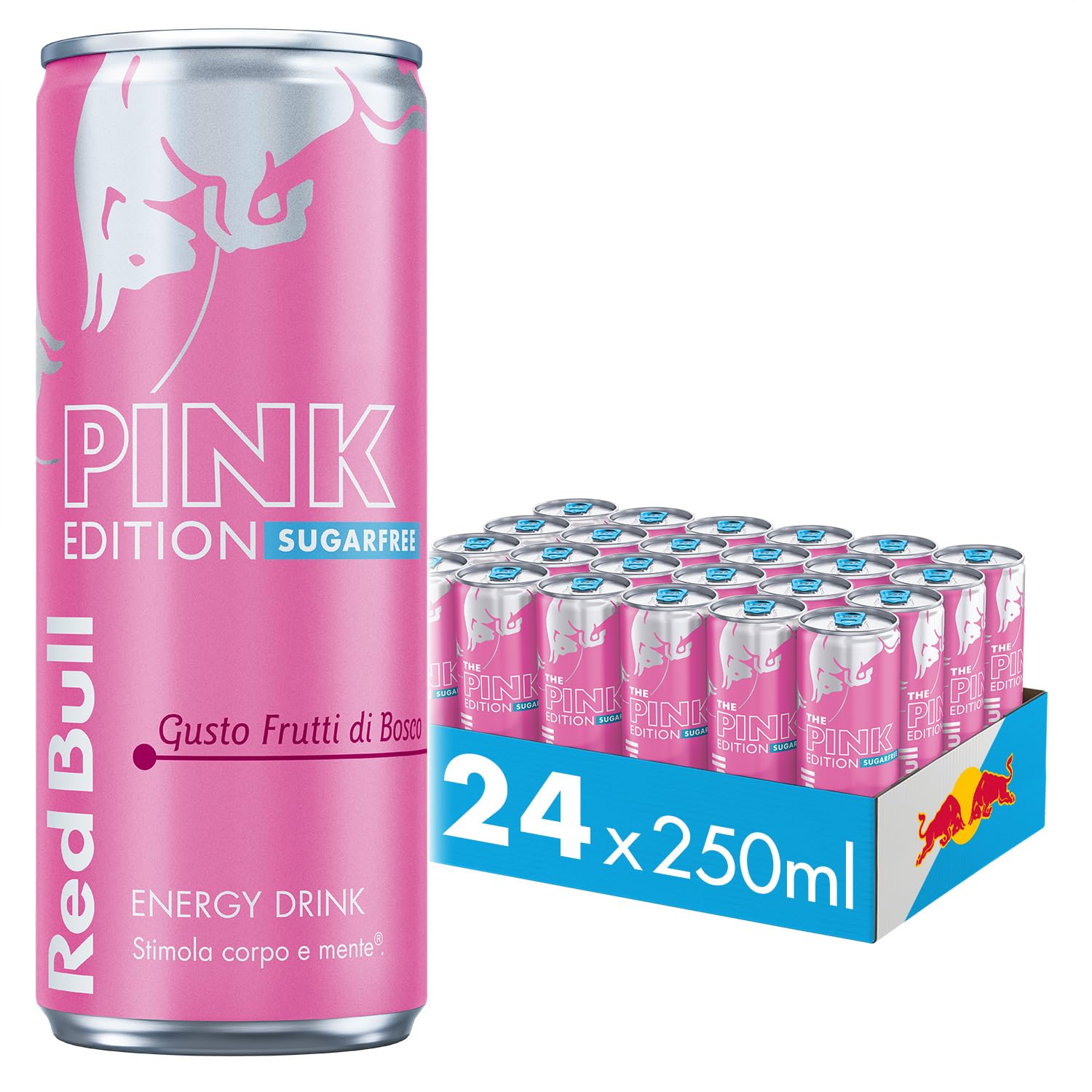Red Bull Energy Drink, Gusto Frutti di Bosco, 250 ml (24 Lattine) - 4