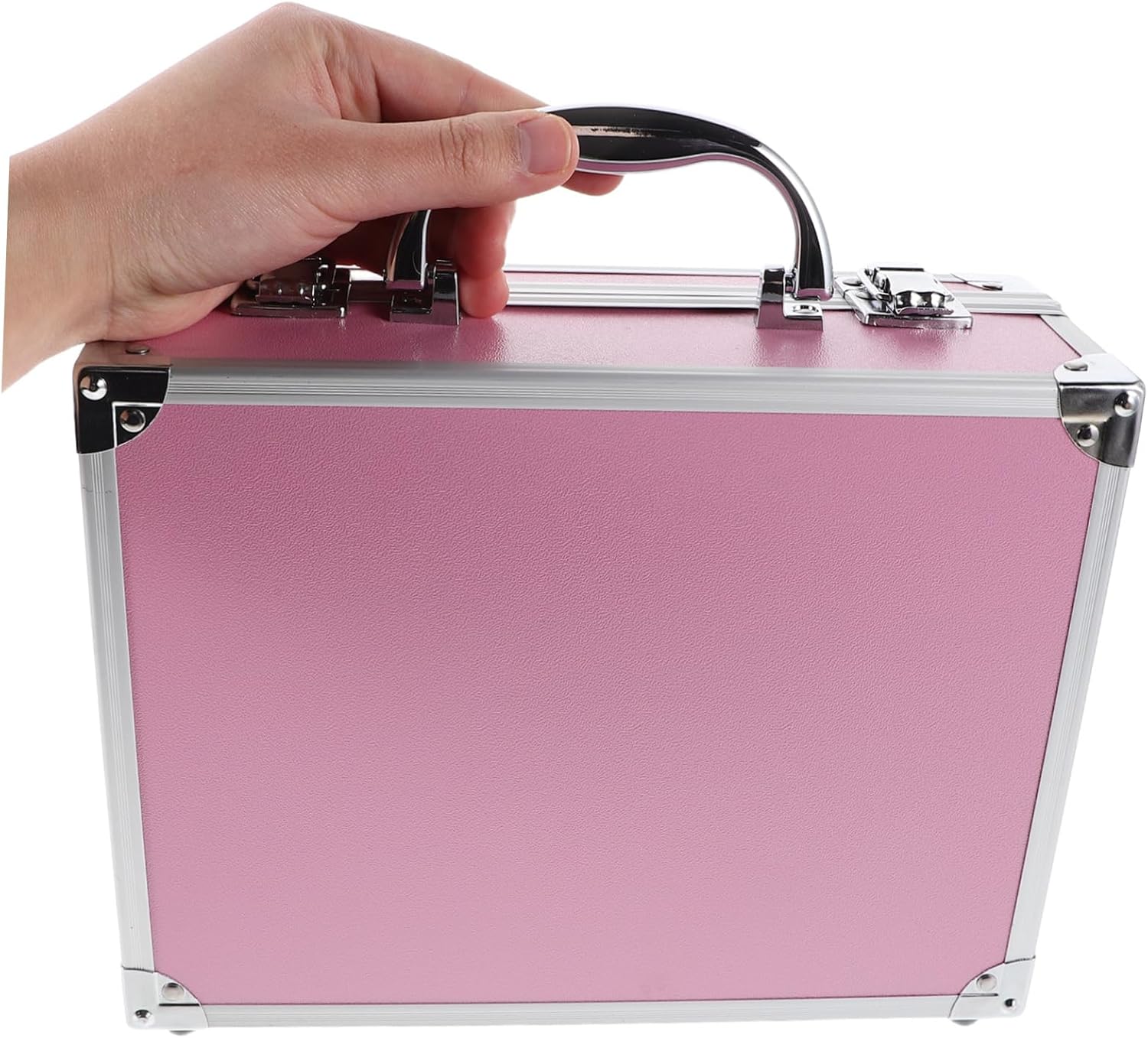 Aluminum Alloy Makeup Box Large Capacity Tool Organizer Multipurpose Storage Case For Cosmetics Medical Supplies Jewelry Portable And Handheld Carry Case