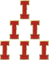 Vista 20 de 6 piezas de parches de letras de chenilla autoadhesivas, parches de letras preppy de 2 pulgadas para bolsos, ropa y sombreros, grandes pegatinas