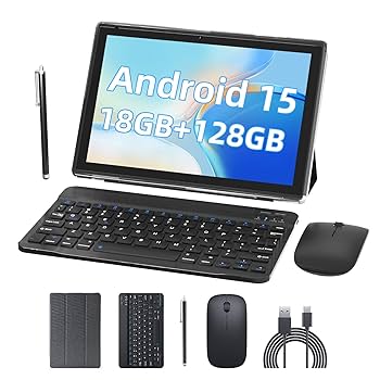 Android 15 10.1インチタブレット 6GB/128GB タブレット 10インチ Android 15 Wi-Fiモデル20GB+64GB+1TB拡張