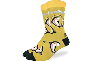 Seize the Day with Good Luck Trout-Themed Socks for the Angling Enthusiast