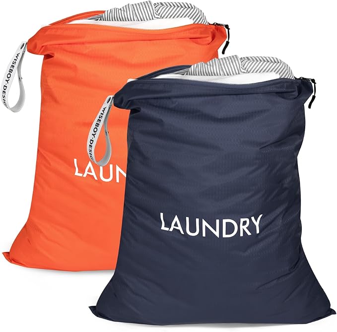 WiseBoy 2 Pack Laundry Bags,