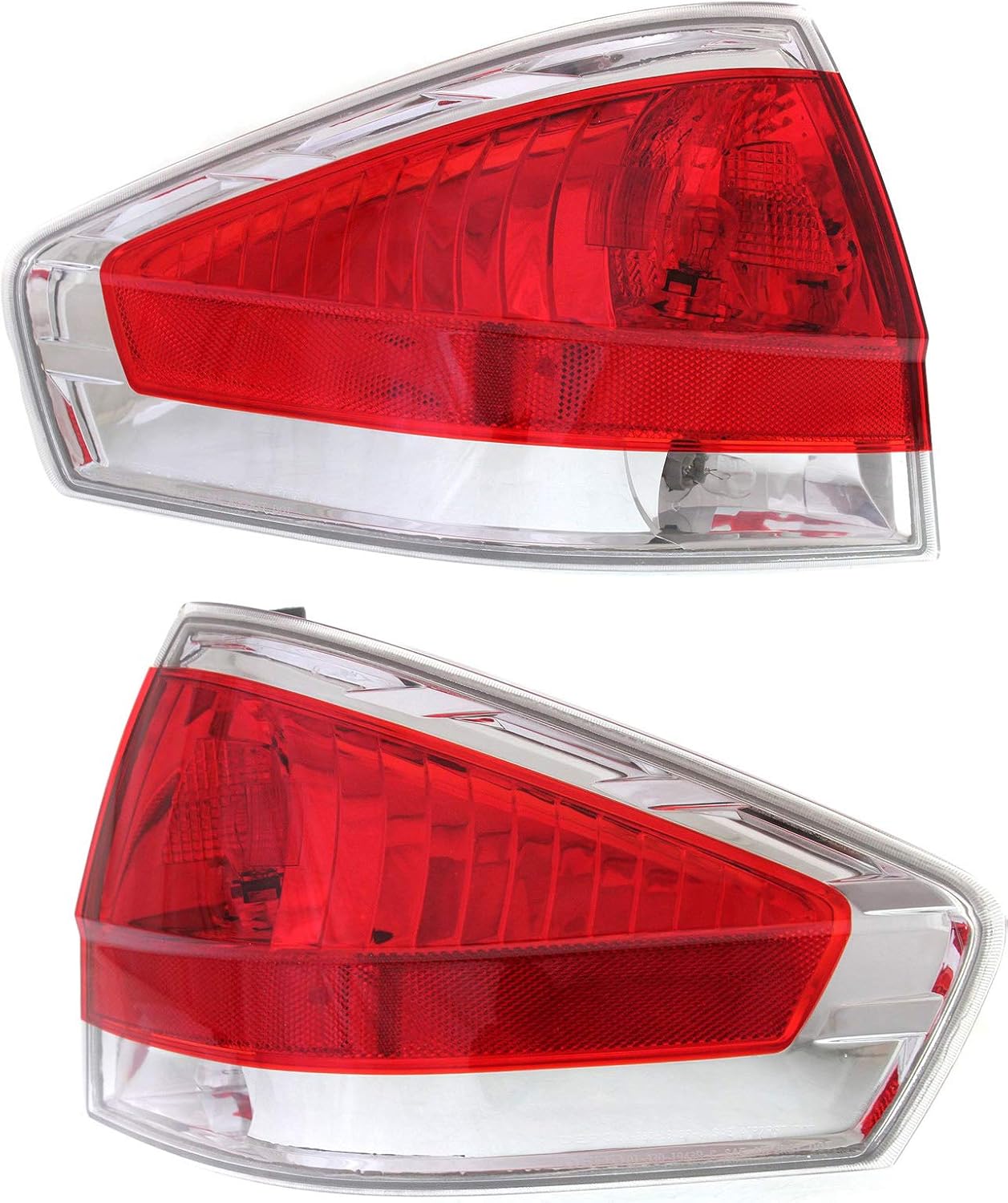 Garage-Pro Tail Light Assembly Set of 2 For 2009-2011 Ford Focus, Direct Fit, With bulbs, Halogen, Sedan Tail Lights, Driver, Passenger Side