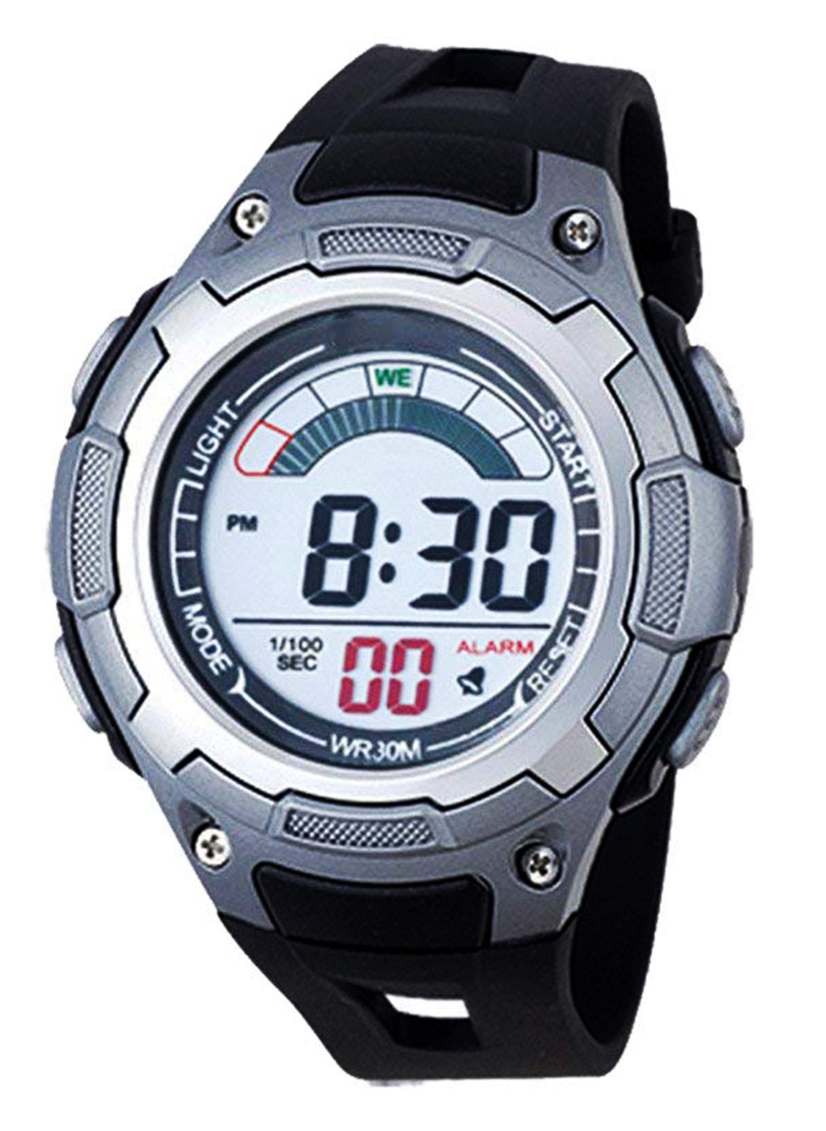 Time Up Big Size Digital Dial Alarm -Chrono Watch for Kids-EZ09027B-3GREY (B07J3H3XTN) Amazon Price History, Amazon Price Tracker