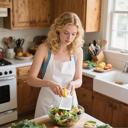 Miniatura 5 de Herramienta de rallador de jengibre, rallador de acero inoxidable a prueba de óxido de 8.46 x 4.16 pulgadas, molinillo de jengibre de gran tamaño