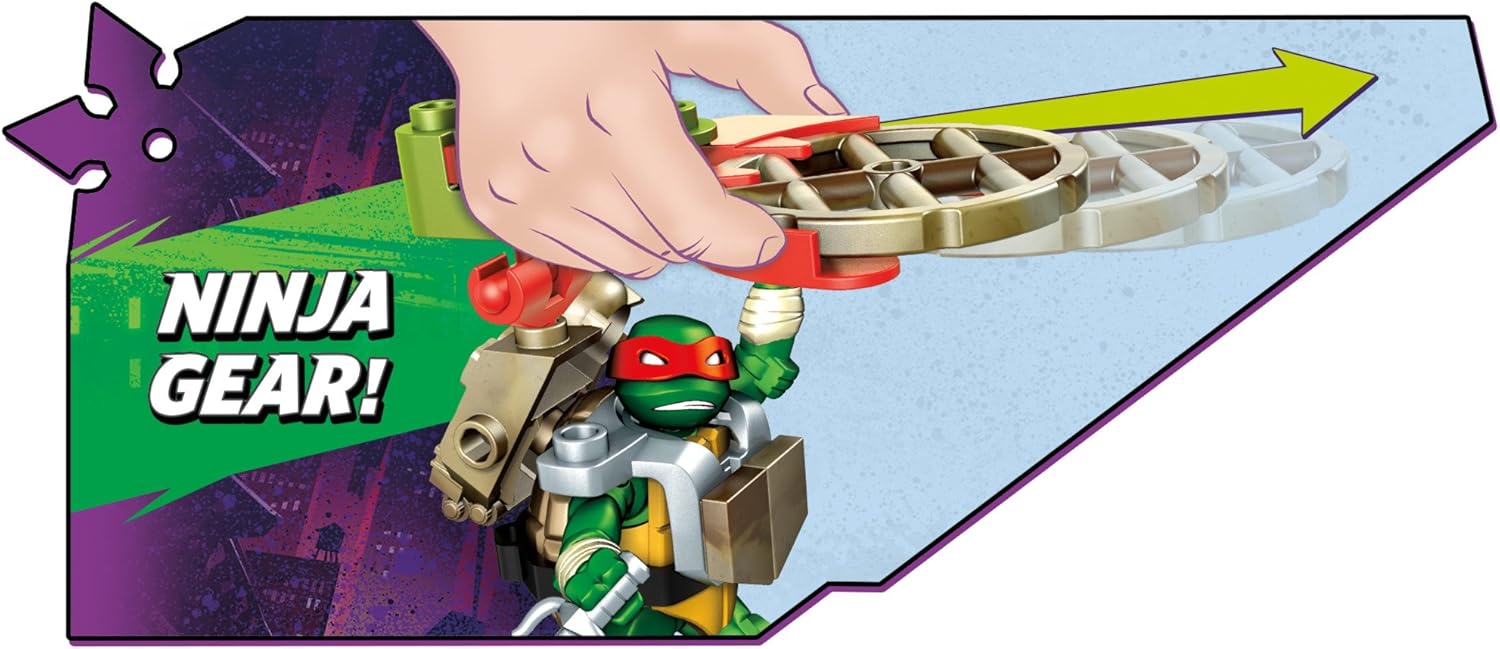 Mega Bloks Mega Construx Teenage Mutant Ninja Turtles Sewer Battle Building Set Action Figure