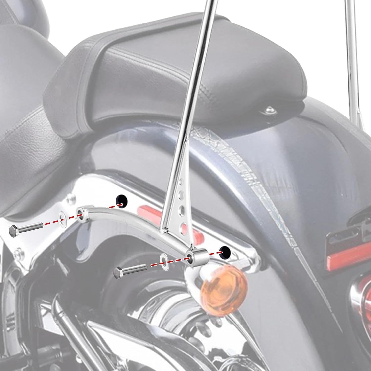 ハーレー 純正ソフテイル シーシーバー 背もたれ