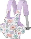 GAGAKU Baby Doll Carrier Doll Accessory Stuffed Animal Carrier with Adjustable Straps for Kids – Pink (Pear Flowers)