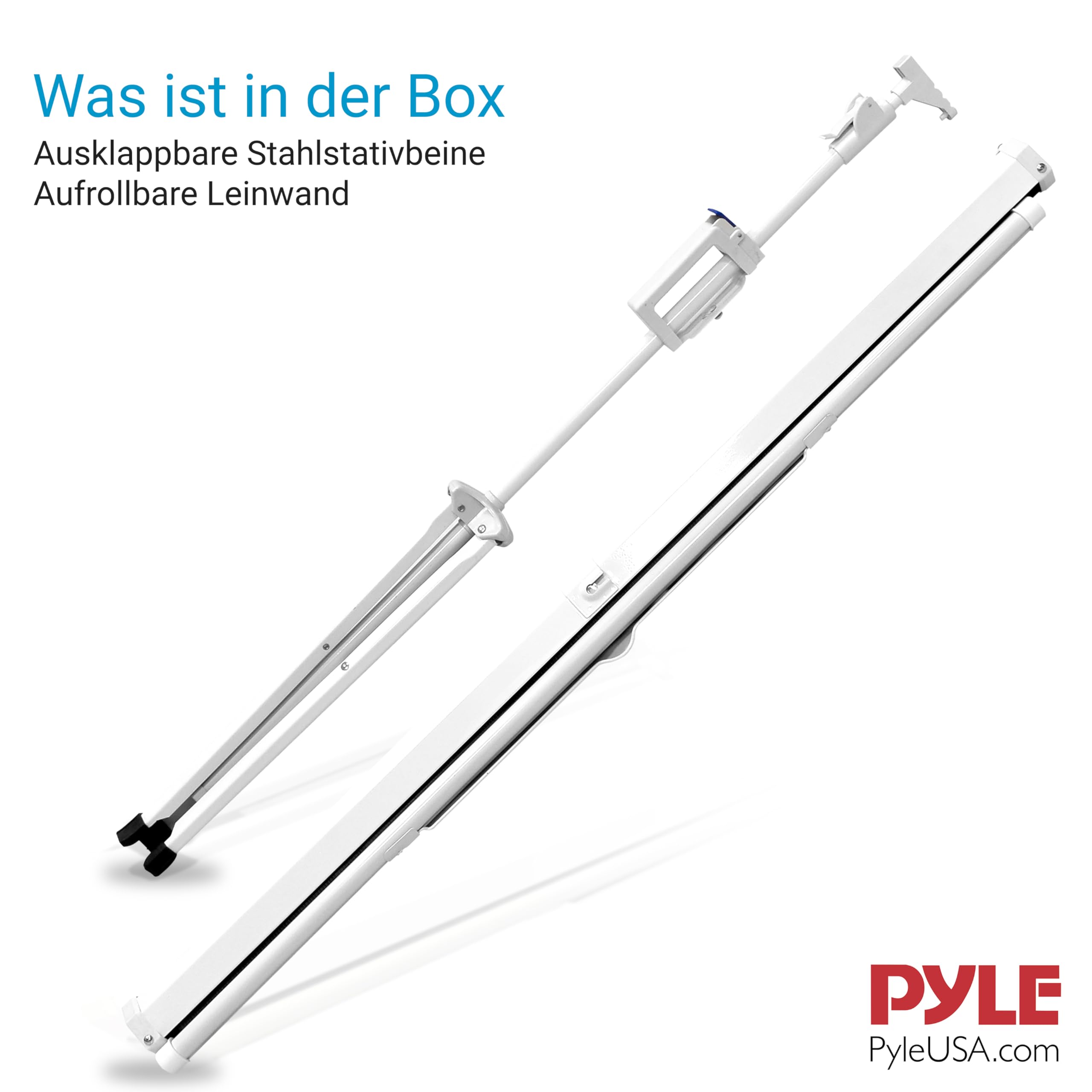 Pyle Leinwand mit Stativ – Tragbare & Faltbare Projektorleinwand – Bild 7