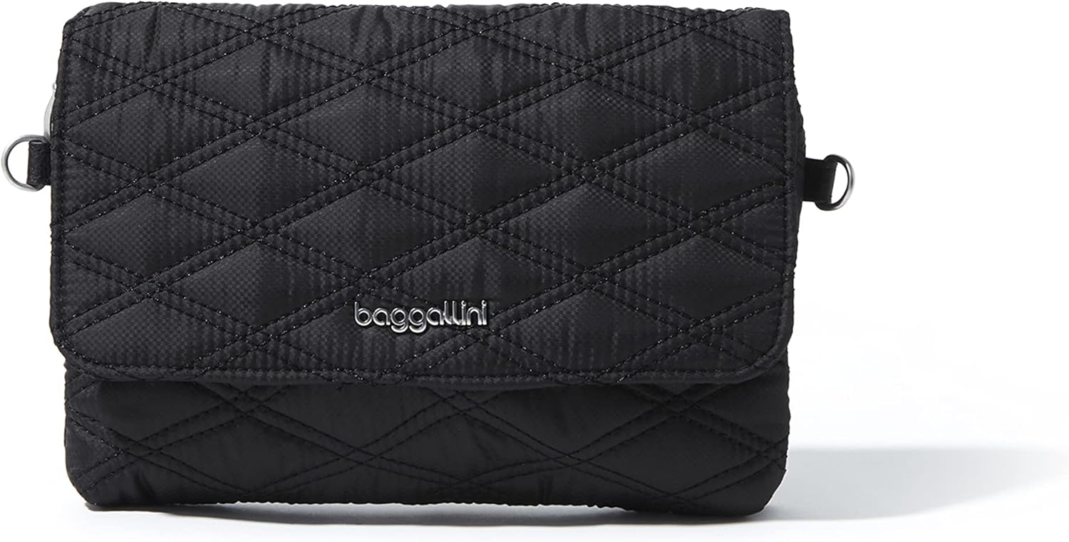 Baggallini Women's Flap Crossbody With Chain