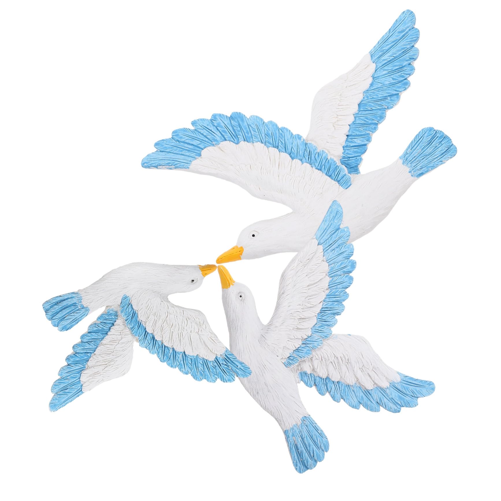Mouettes suspendues en résine pour sublimer votre décoration murale de salon