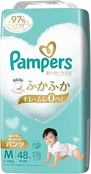 Amazon.co.jp: パンパース 【パンツ Mはいはいサイズ】 オムツ 肌への