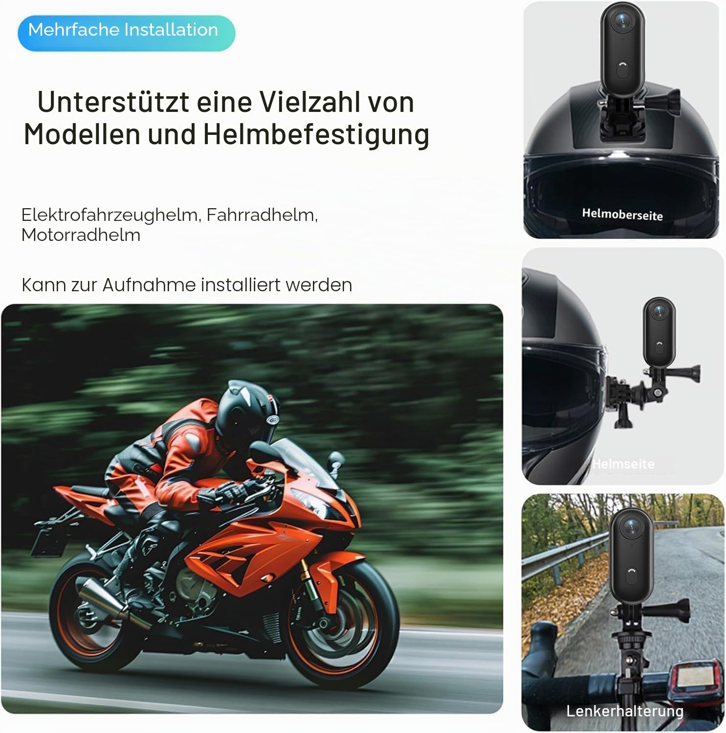 4K Mini Action Kamera Ultra-Kompakt POV Bodycam, wasserdichte Sportkamera mit 120Min Aufnahme, WiFi App Sharing, tragbare Wearable Vlog Kamera als Fahrradkamera/Helmkamera mit Magnetclip & 360° Clip