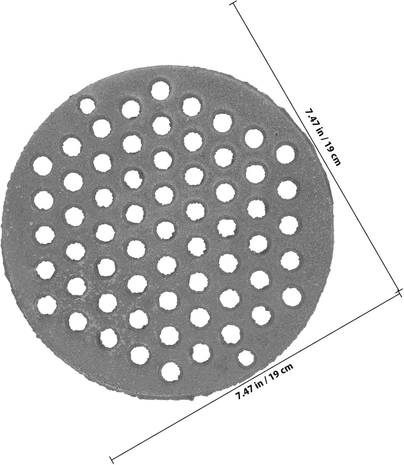 WOONEKY Cast Iron Fire Grate Replacement for Fire Pits and Charcoal Grills