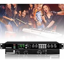 Professional 24-Bit Digital Reverb DSP Processor - Multi-Effect Audio Equalizer with 99 Presets for Studio & Stage Performance, Programmable Signal Processing