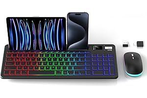 Wireless Keyboard and Mouse Combo, Backlit, MARVO WS511