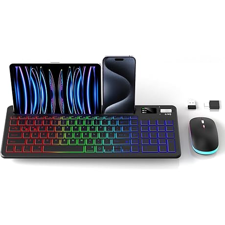 Wireless Keyboard and Mouse Combo, Backlit, MARVO WS511