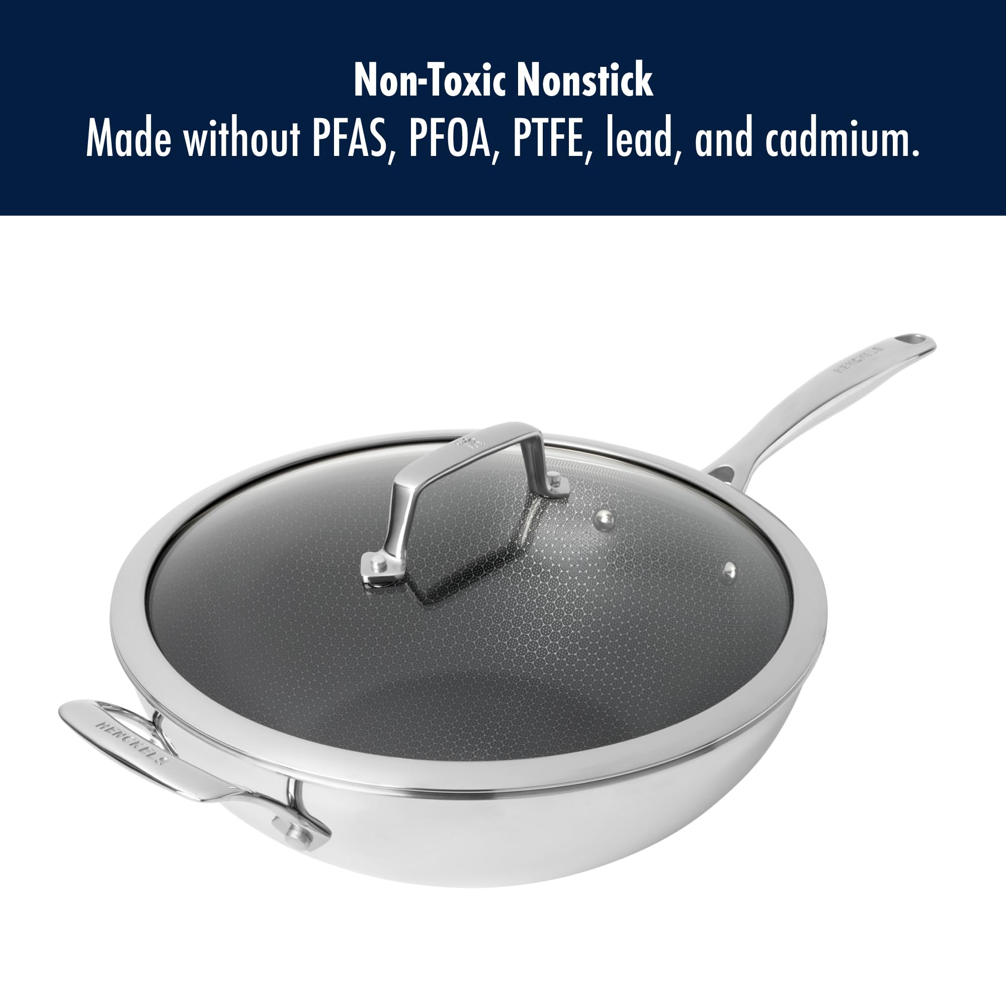 Henckels Paradigm Ceramic 12-inch Stainless Steel Dual Performance