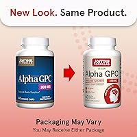 Vista 2 de Jarrow Formulas Alpha GPC 300 mg - 60 cápsulas vegetales - Apoya la función cerebral - Hasta 60 porciones
