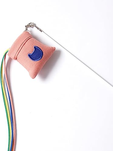 Miniatura 6 de Juguete de gato con vara de juego emplumado, para todos los tamaños de raza