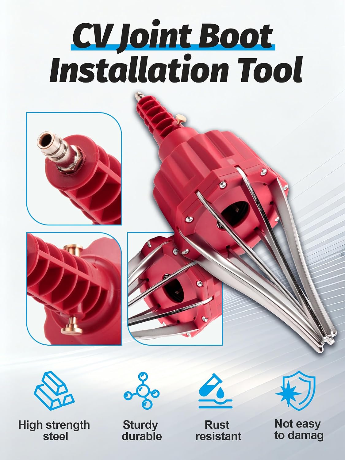 Pneumatic CV Joint Boot with 2 Sets CV Joint Boot Repair Kits