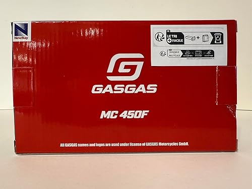 Miniatura 6 de New-Ray GasGas MC 450F - Modelo de motocicleta fundido a presión a presión a escala 1/12 por NewRay 58293